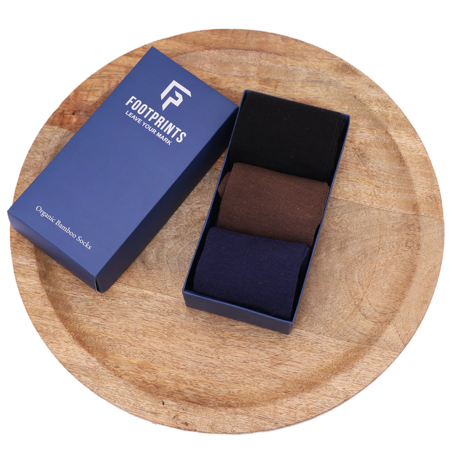 Bamboo Formal Socks For Men | Calf Length | Smell Free & Breathable | Cushioned Base & Anti Bacterial | Softer Than Cotton Socks | Black, Navy Blue & Brown | Pack of 3