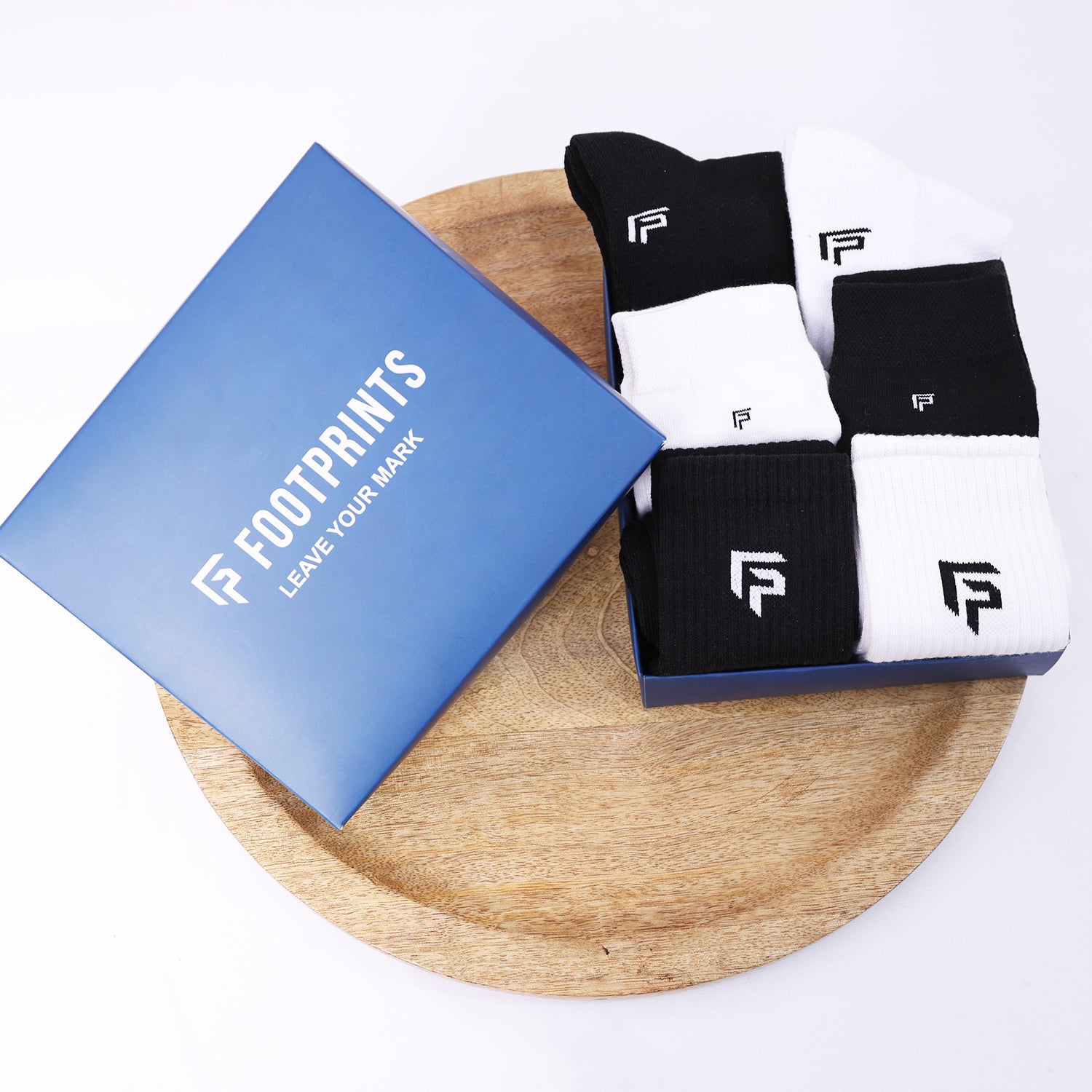 Bamboo Socks For Men | Office Formal, Terry & Sports Socks | Extra Stretchy Socks | Smell Free & Breathable | Cushioned Base & Anti Bacterial | Black & White | Pack of 6