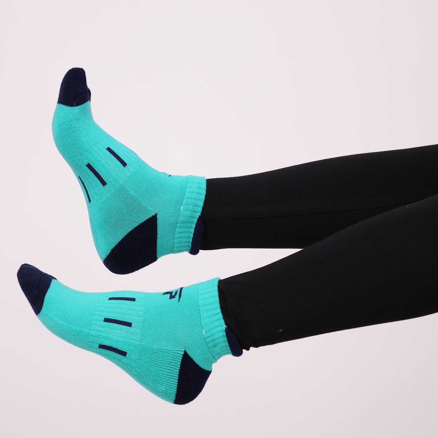 Bamboo Sports Socks for Women | Ankle Terry | Anti Odour & Breathable | Cushioned Base & Anti-Bacterial | Softer than Cotton Socks | Pack Of 3 | Blue, Red & Green