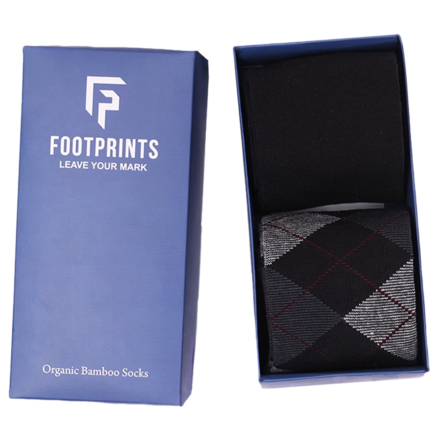 Bamboo Men Formal and Designer Socks | Office Formal Socks | Extra Stretchy Socks | Smell Free & Breathable | Cushioned Base & Anti Bacterial | Black | Pack of 2