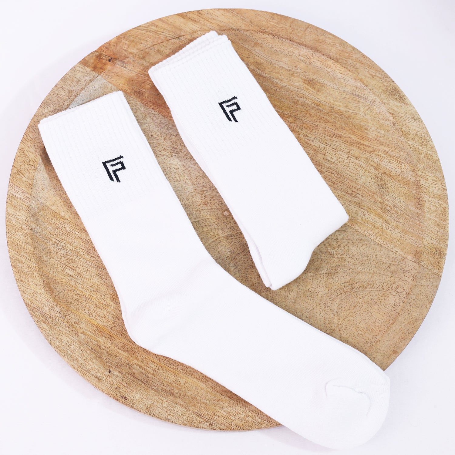 Bamboo Men Sports Socks | Smell Free & Breathable | Cushioned Base & Anti Bacterial | White | Pack of 2