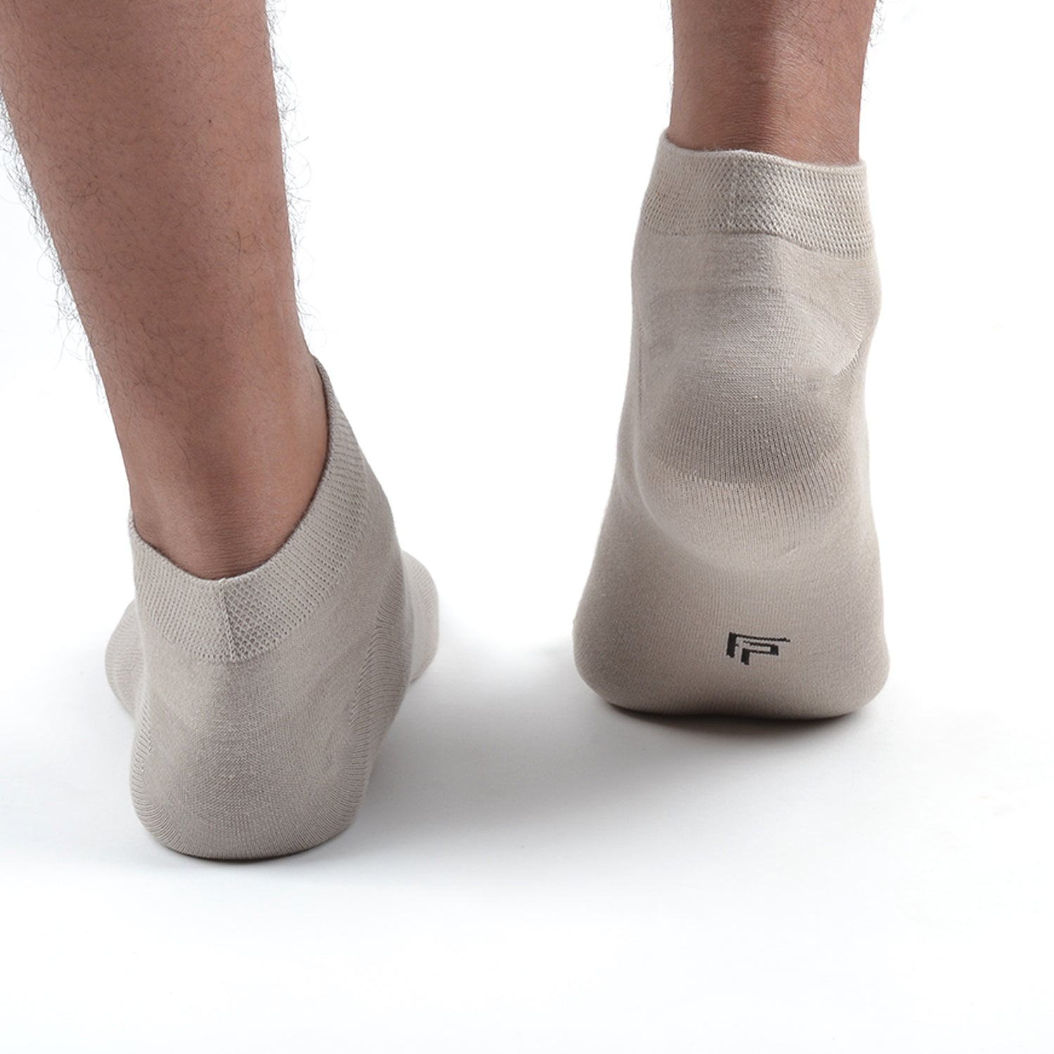 Organic Cotton Formal & Ankle Casual Socks - Pack of 3 (White & Grey )- Extra soft and Breathable