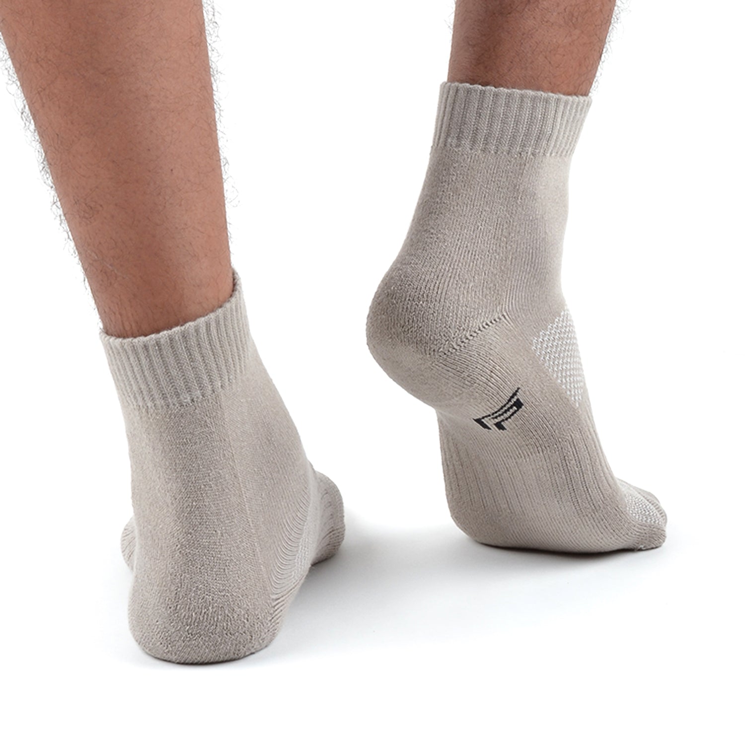 Organic Cotton Formal & Ankle Terry Socks - Pack 3 (Grey )- Extra soft and Breathable