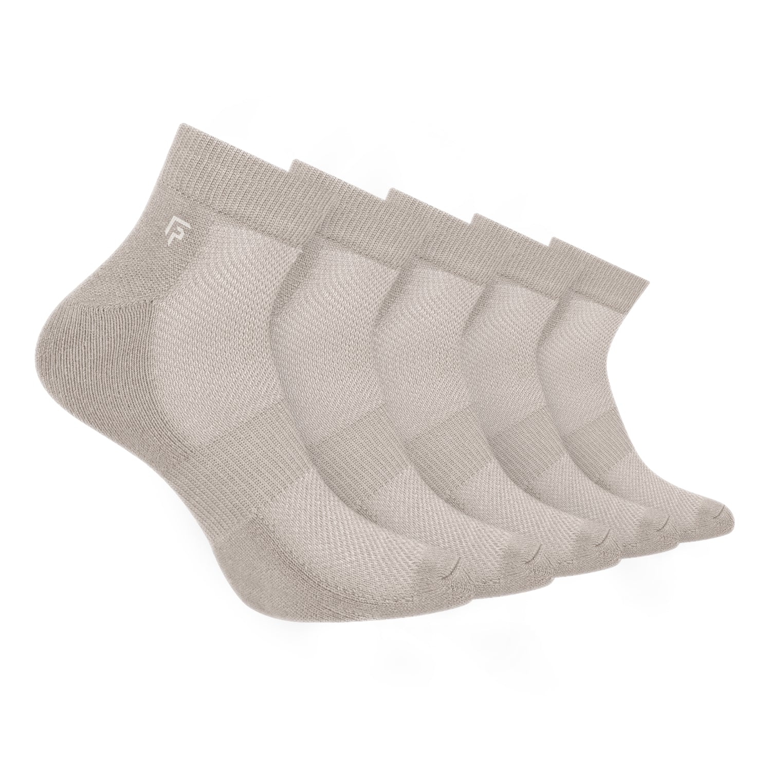 Organic Cotton Bamboo Unisex Ankle Terry Socks | Extra Soft, Anti Odour and Breathable | Pack of 5