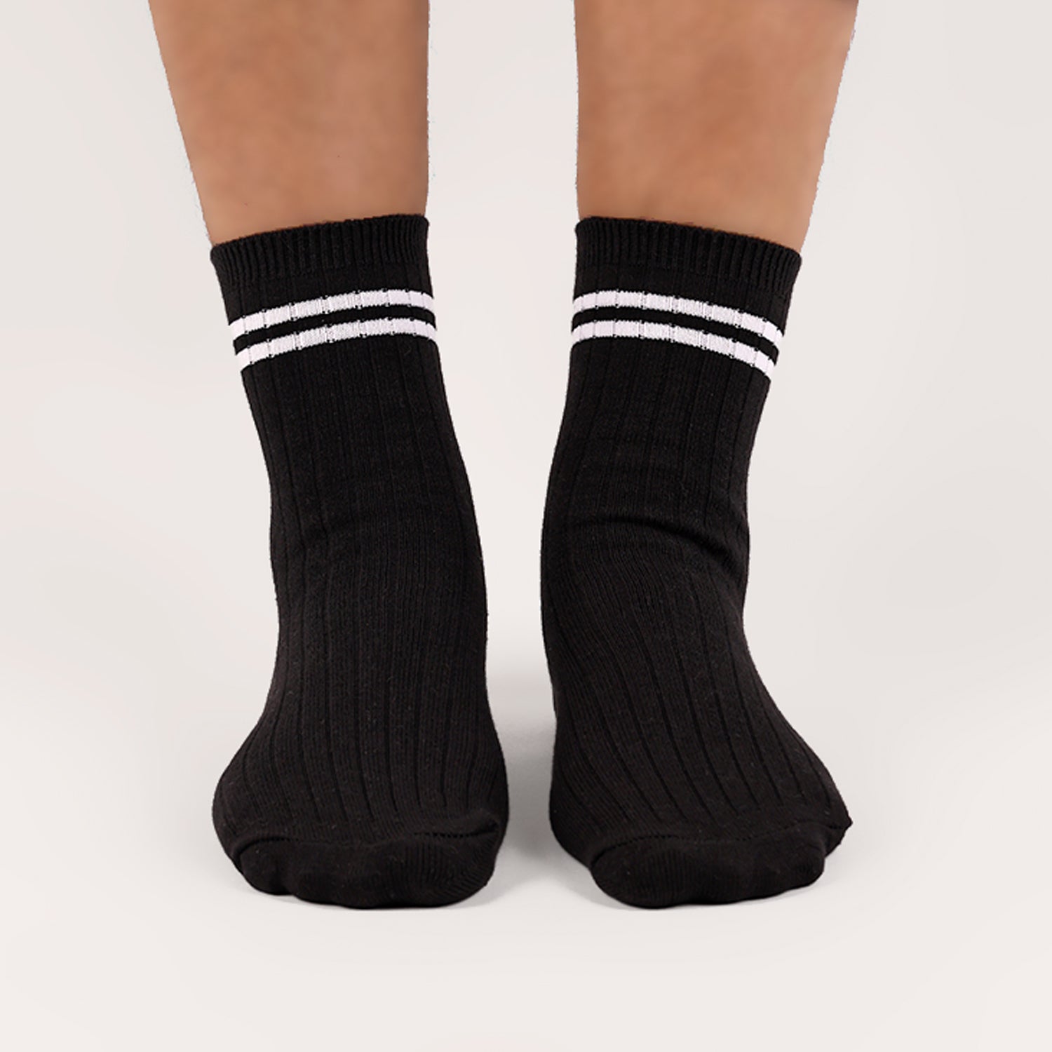 Bamboo Anti-Odour Ribbed Socks for Kids | Anti-Bacterial | Smell Free & Breathable | Hypoallergenic | Moisture-Wicking | Grey, White, Navy Blue, Yellow & Black | Pack of 5