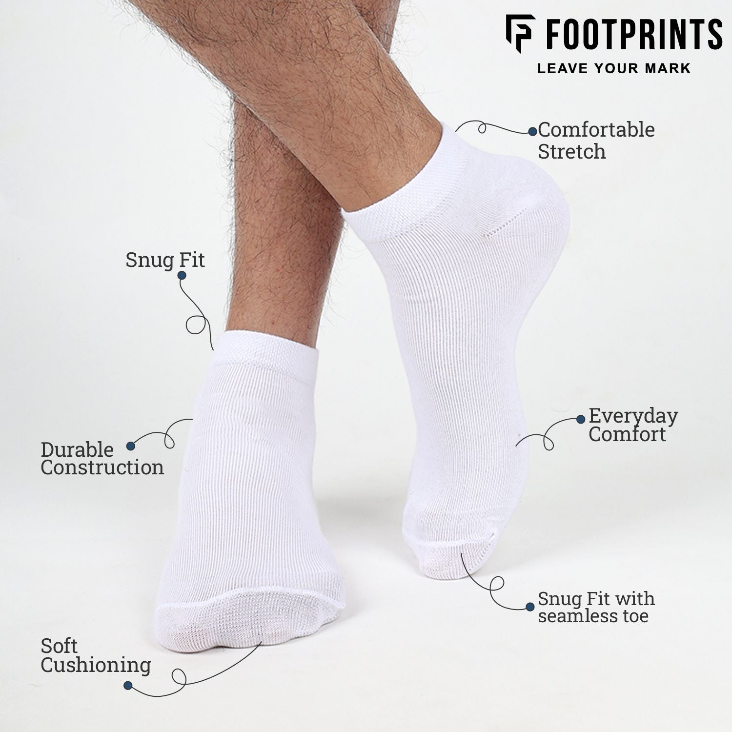 Bamboo Ankle Casual Socks | Odor-Free & Breathable | Extra soft | Anti-bacterial | Multicolor| Pack of 3