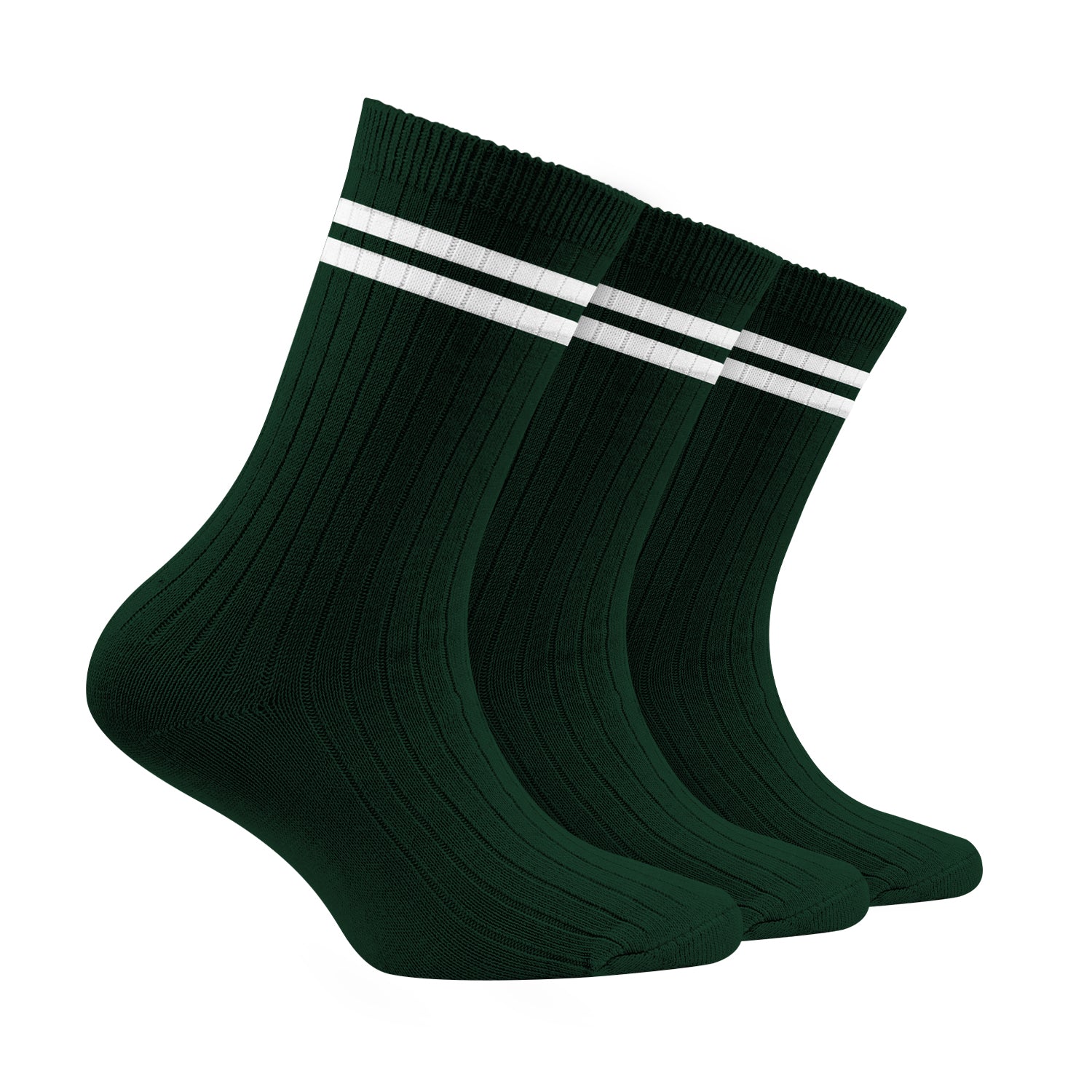 Bamboo Anti-Odour Ribbed Socks for Kids | Anti-Bacterial | Smell Free & Breathable | Hypoallergenic | Moisture-Wicking | Pack of 3