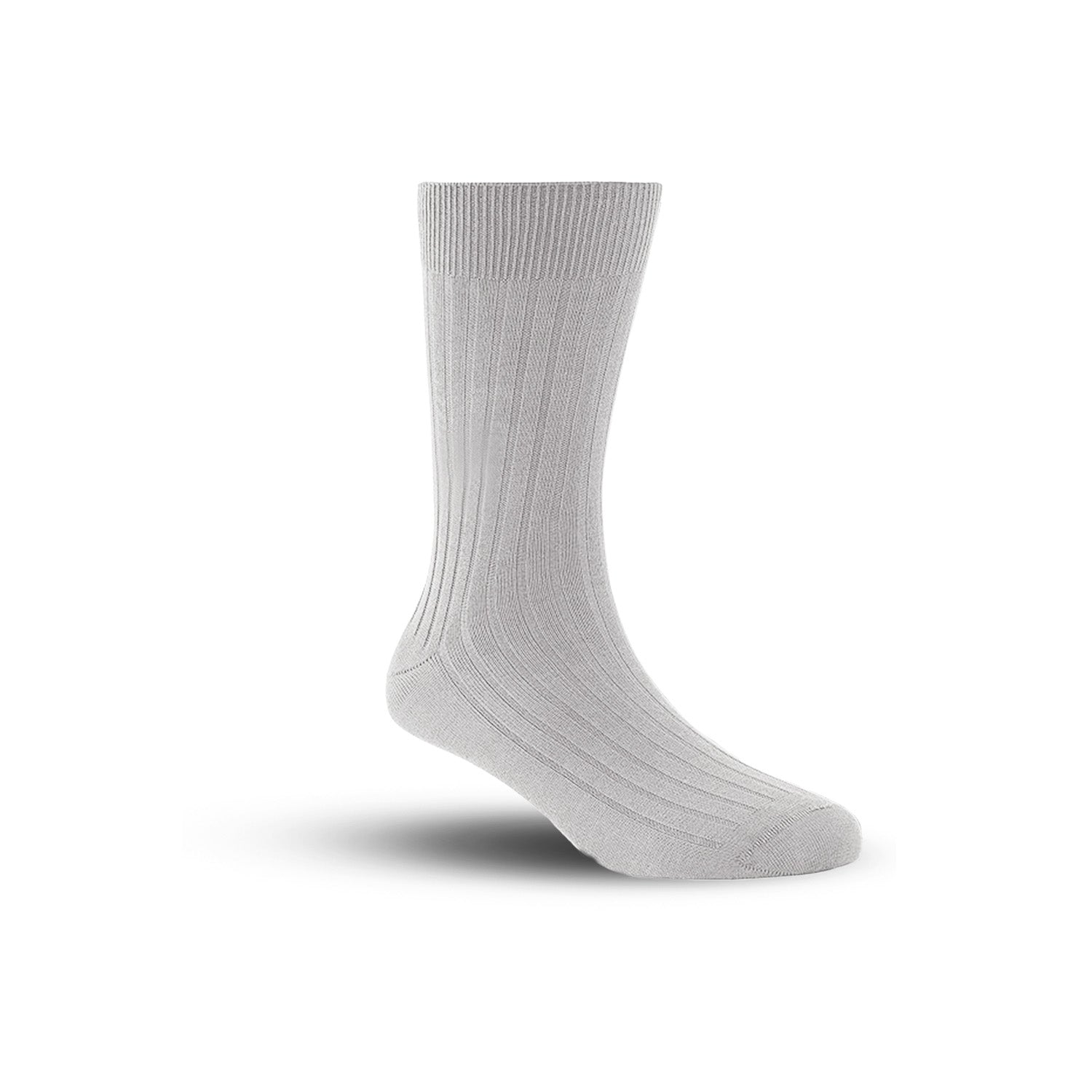 Bamboo Formal Ribbed Socks For Men | Calf Length | Smell Free & Breathable | Cushioned Base & Anti Bacterial | Softer Than Cotton Socks | Pack Of 1