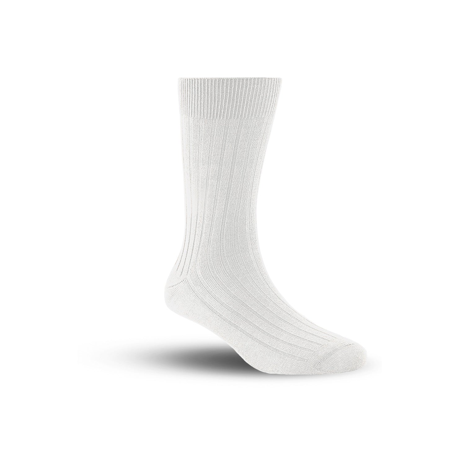 Bamboo Formal Ribbed Socks For Men | Calf Length | Smell Free & Breathable | Cushioned Base & Anti Bacterial | Softer Than Cotton Socks | Pack Of 1