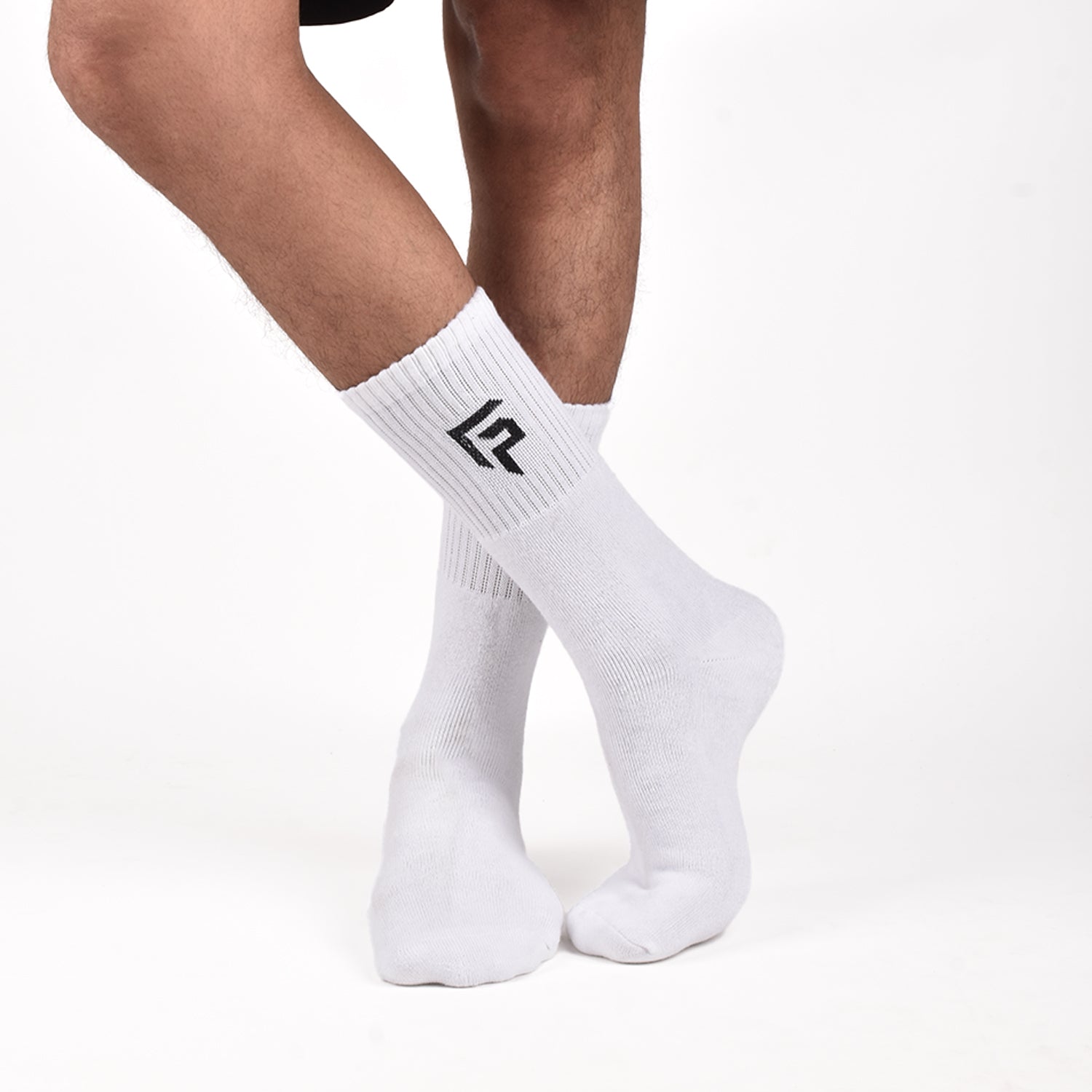 Bamboo Men Sports Socks | Smell Free & Breathable | Cushioned Base & Anti Bacterial | White | Pack of 2