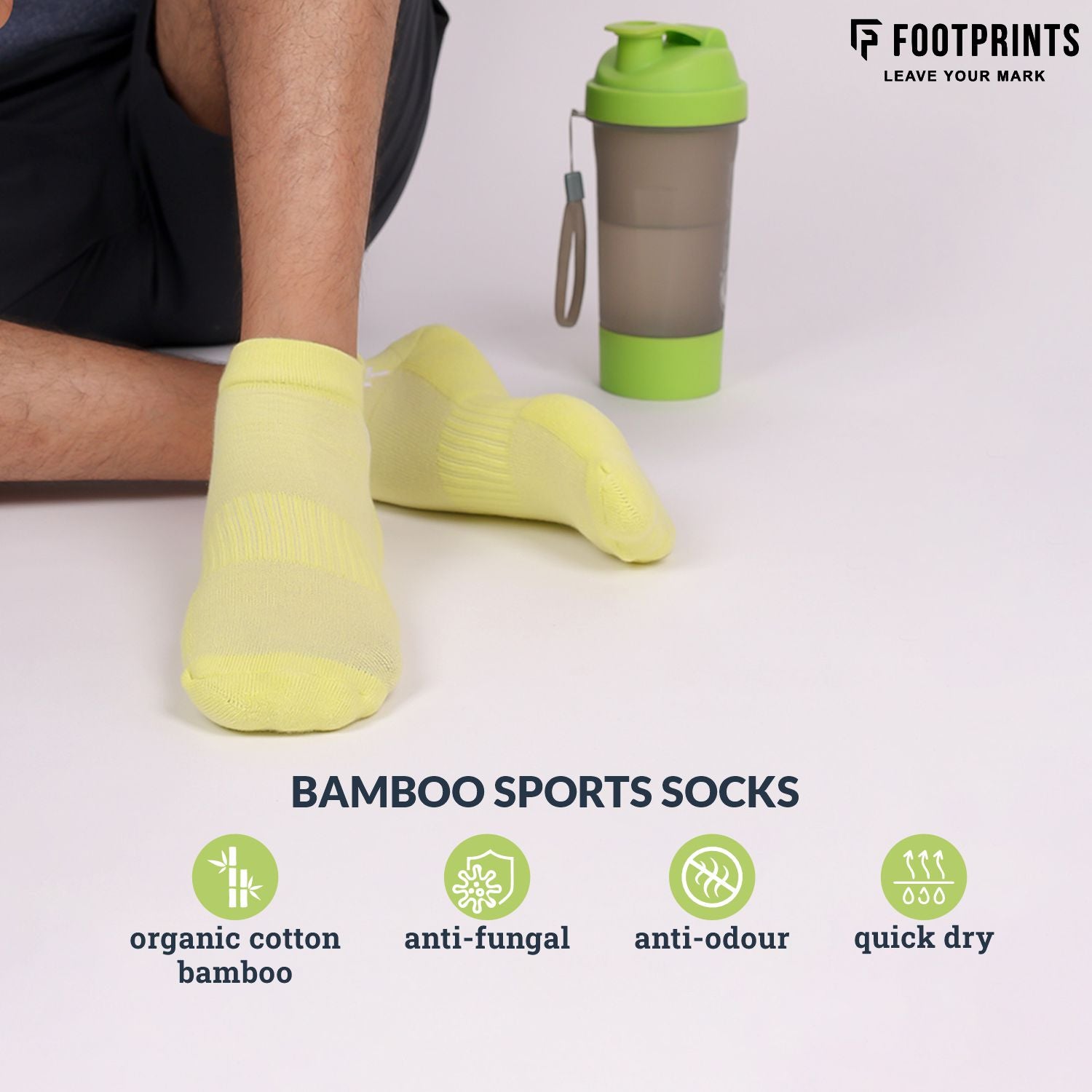 Bamboo Ankle Unisex Causal Socks | Odour-Free & Breathable | Padded Base & Anti-bacterial | 3X Softer than Cotton Socks | Multicolor | Pack of 3