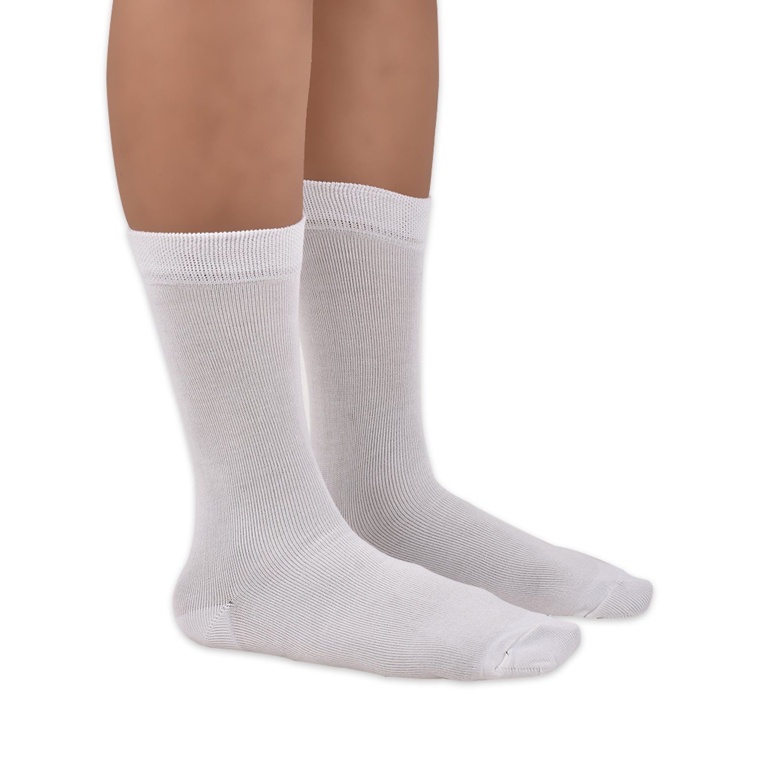 Anti-Odor Calf Length School Socks for Kids | Extra Soft | Breathable | Unisex | Anti-Bacterial for All-Day Comfort | Black & White | Pack of 5