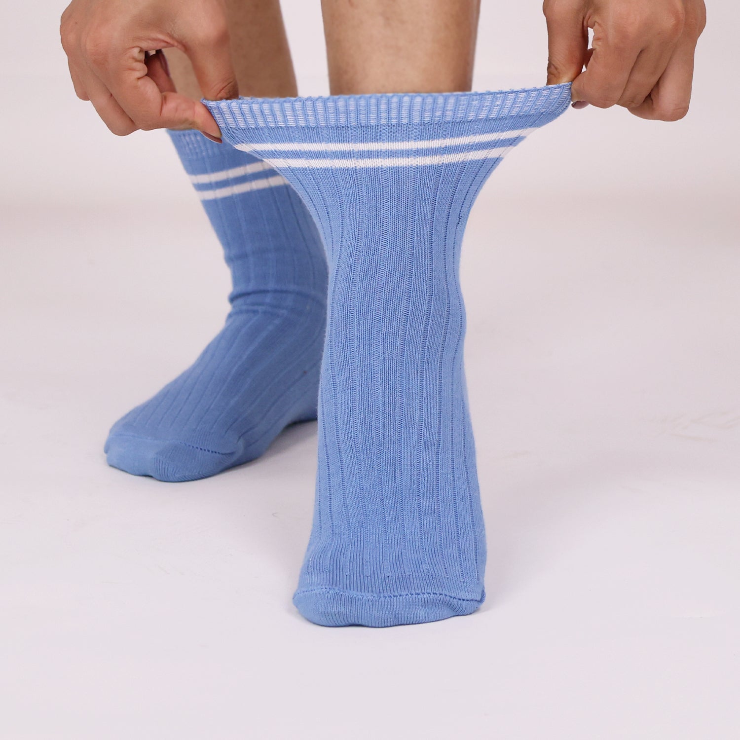 Bamboo Sports Socks for Women | Calf Length | Anti Odour & Breathable | Anti-Bacterial | Softer than Cotton Socks | Yellow, Sky Blue & Grey | Pack Of 3