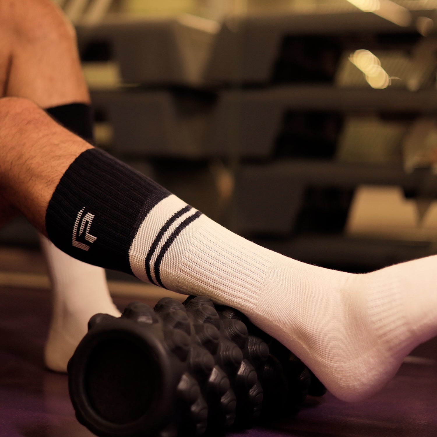Bamboo Compression Sports Socks for Men & Women | Full-Length Socks for Running, Gym, Cycling & Training | Boosts Blood Circulation | Anti-Odour & Moisture-Wicking | Pack of 1