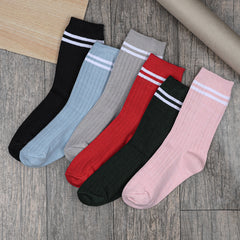 Bamboo Anti-Odour Ribbed Socks for Kids| Anti-Bacterial| Smell Free & Breathable | Hypoallergenic | Moisture-Wicking | Pack of 3