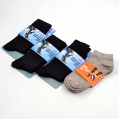 Anti-Odour Organic Cotton Bamboo Socks Combo-Pack Of 5