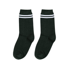 Bamboo Anti-Odour Ribbed Socks for Kids| Anti-Bacterial| Smell Free & Breathable | Hypoallergenic | Moisture-Wicking | Pack of 3