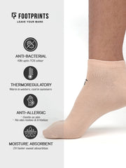 Organic Cotton & Bamboo Unisex Low Cut Ankle Socks