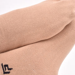 Organic Cotton Women Thumb Socks | Beige | Pack of 3