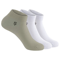 Bamboo Ankle Casual Socks | Odor-Free & Breathable | Extra soft | Anti-bacterial | Multicolor | Pack of 3