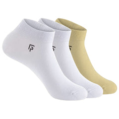 Bamboo Ankle Casual Socks | Odor-Free & Breathable | Extra soft | Anti-bacterial | Multicolor | Pack of 3