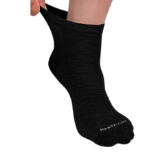 Organic Cotton Ankle Length Bamboo Diabetic Socks | 2 Black & 1 White | Pack Of 3