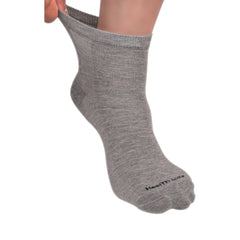 Organic Cotton Ankle Length Bamboo Diabetic Socks | 2 White & 1 Grey  | Pack Of 3