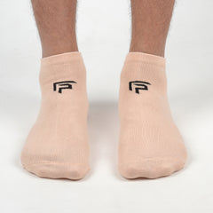 Organic Cotton Formal & Ankle Casual Socks - Pack of 3 (Grey & Beige  )- Extra soft and Breathable