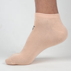 Organic Cotton Formal & Ankle Casual Socks - Pack of 3 (Black & Beiage  )- Extra soft and Breathable