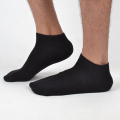 Organic Cotton Formal & Ankle Casual Socks - Pack of 3 (Black & Grey  )- Extra soft and Breathable