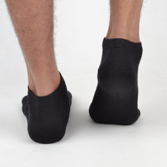 Organic Cotton Formal & Ankle Casual Socks - Pack of 3 ( White & Black  )- Extra soft and Breathable