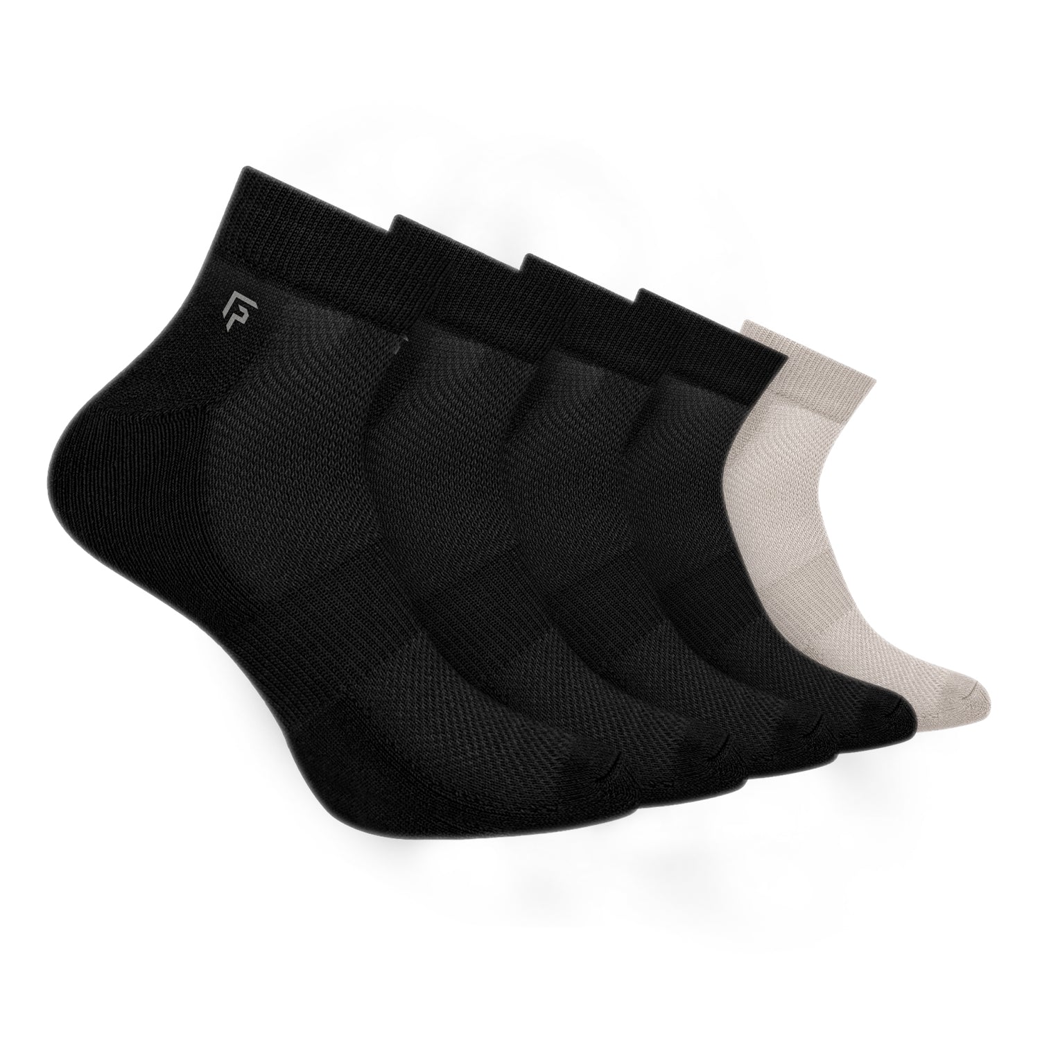 Organic Cotton Bamboo Unisex Ankle Terry Socks | Extra Soft, Anti Odour and Breathable | Multicolor | Pack of 5