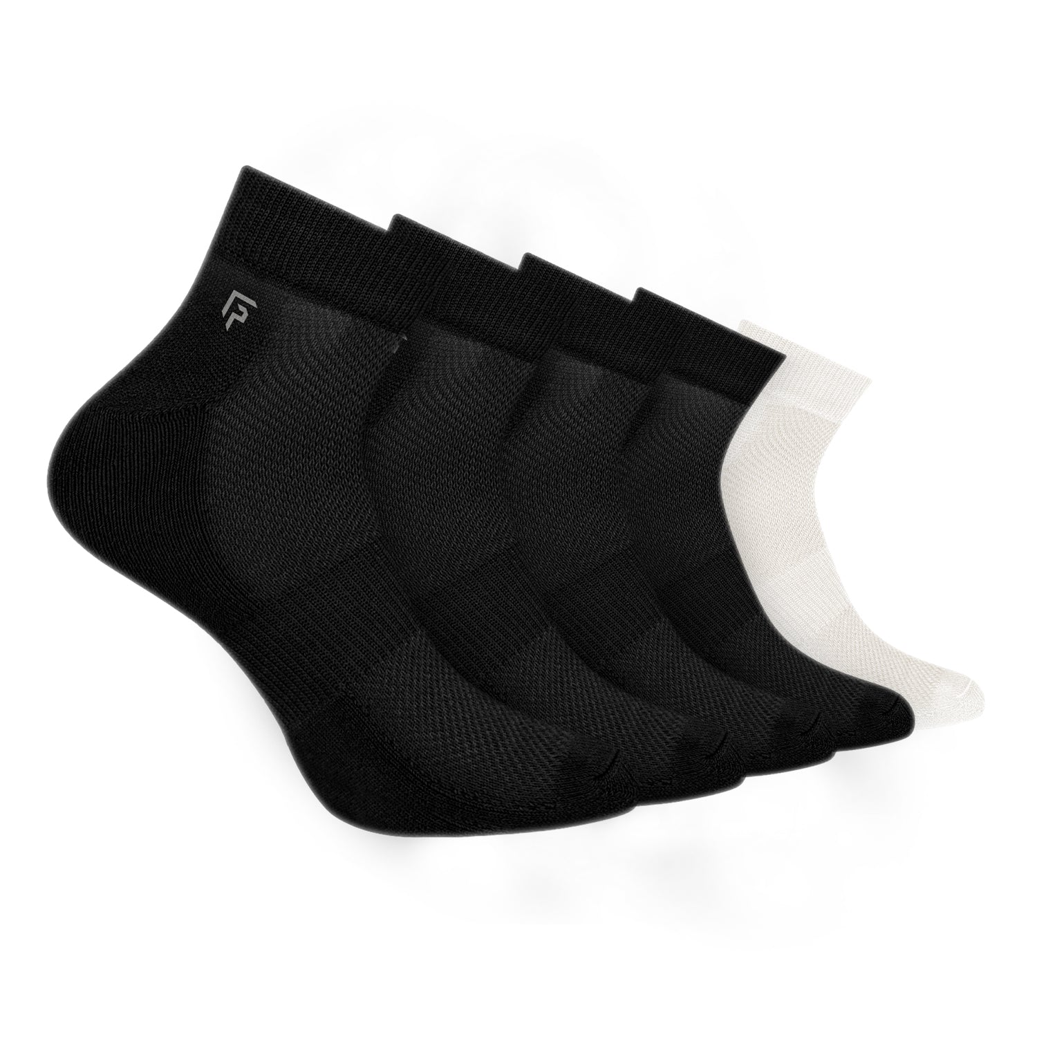 Organic Cotton Bamboo Unisex Ankle Terry Socks | Extra Soft, Anti Odour and Breathable | Multicolor | Pack of 5