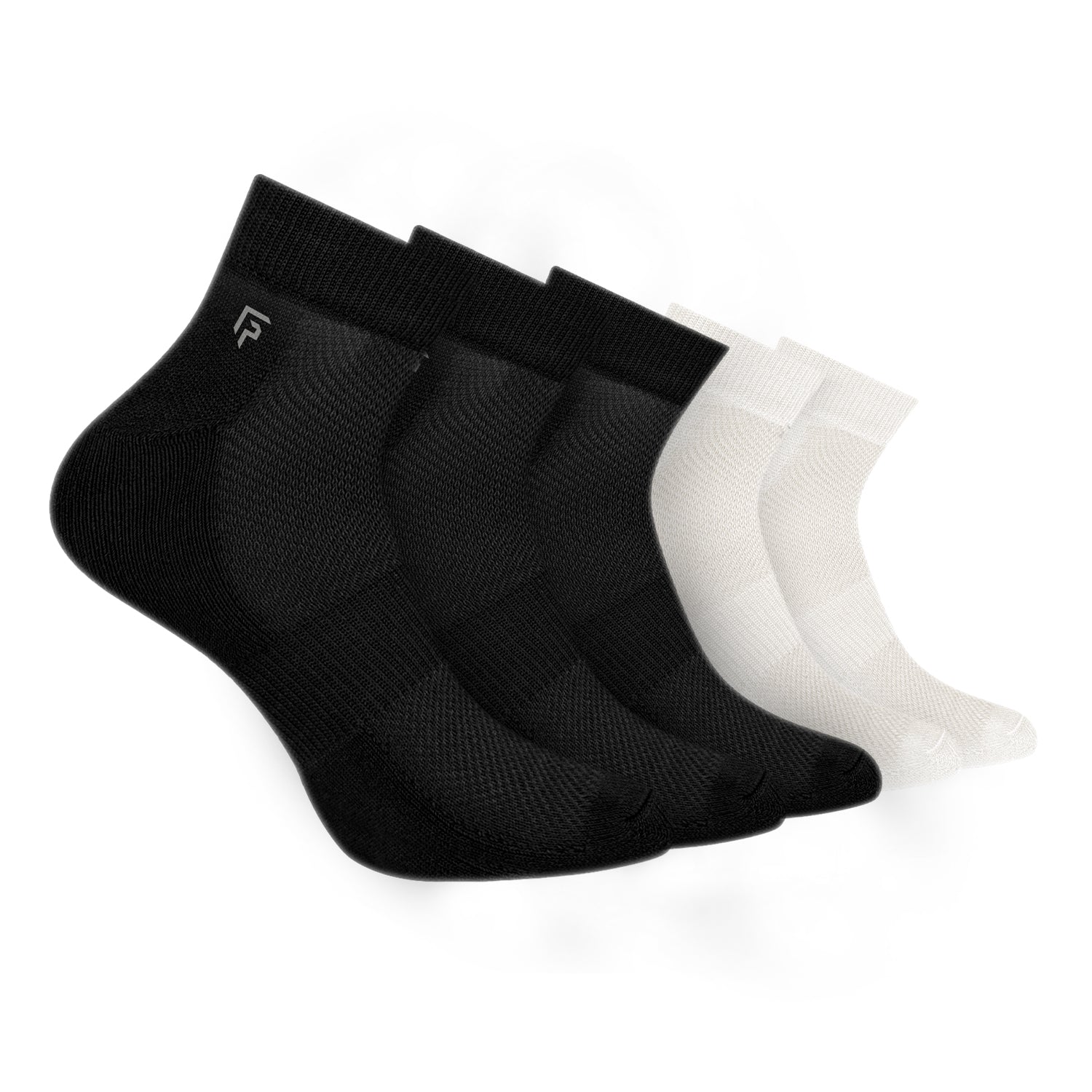 Organic Cotton Bamboo Unisex Ankle Terry Socks | Extra Soft, Anti Odour and Breathable | Multicolor | Pack of 5