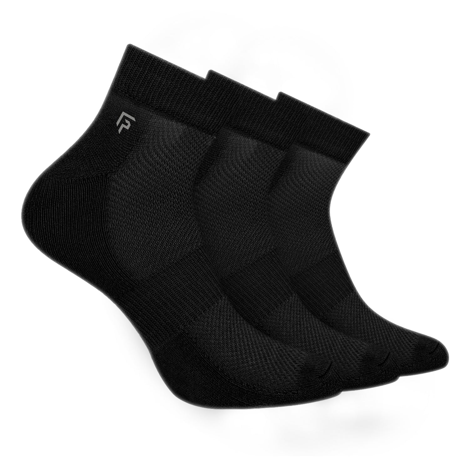 Organic Cotton Bamboo Unisex Ankle Terry Socks | Extra Soft, Anti Odour and Breathable | Pack of 3