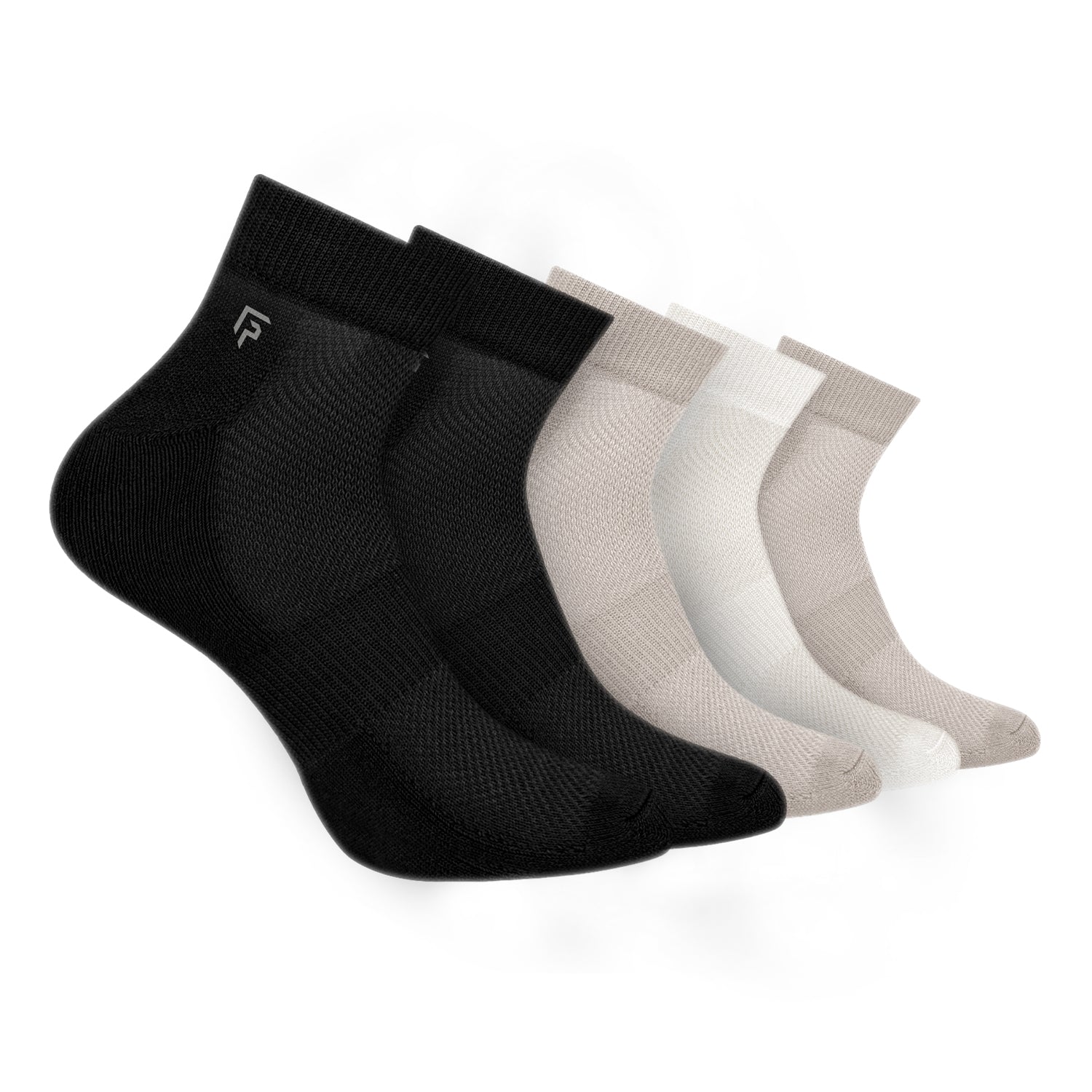 Organic Cotton Bamboo Unisex Ankle Terry Socks | Extra Soft, Anti Odour and Breathable | Multicolor | Pack of 5