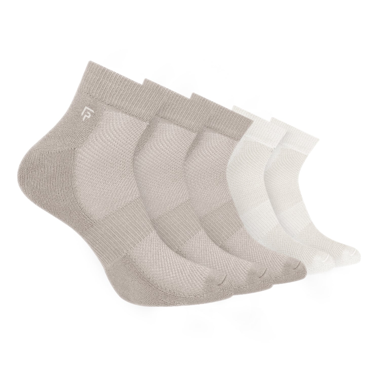 Organic Cotton Bamboo Unisex Ankle Terry Socks | Extra Soft, Anti Odour and Breathable | Multicolor | Pack of 5