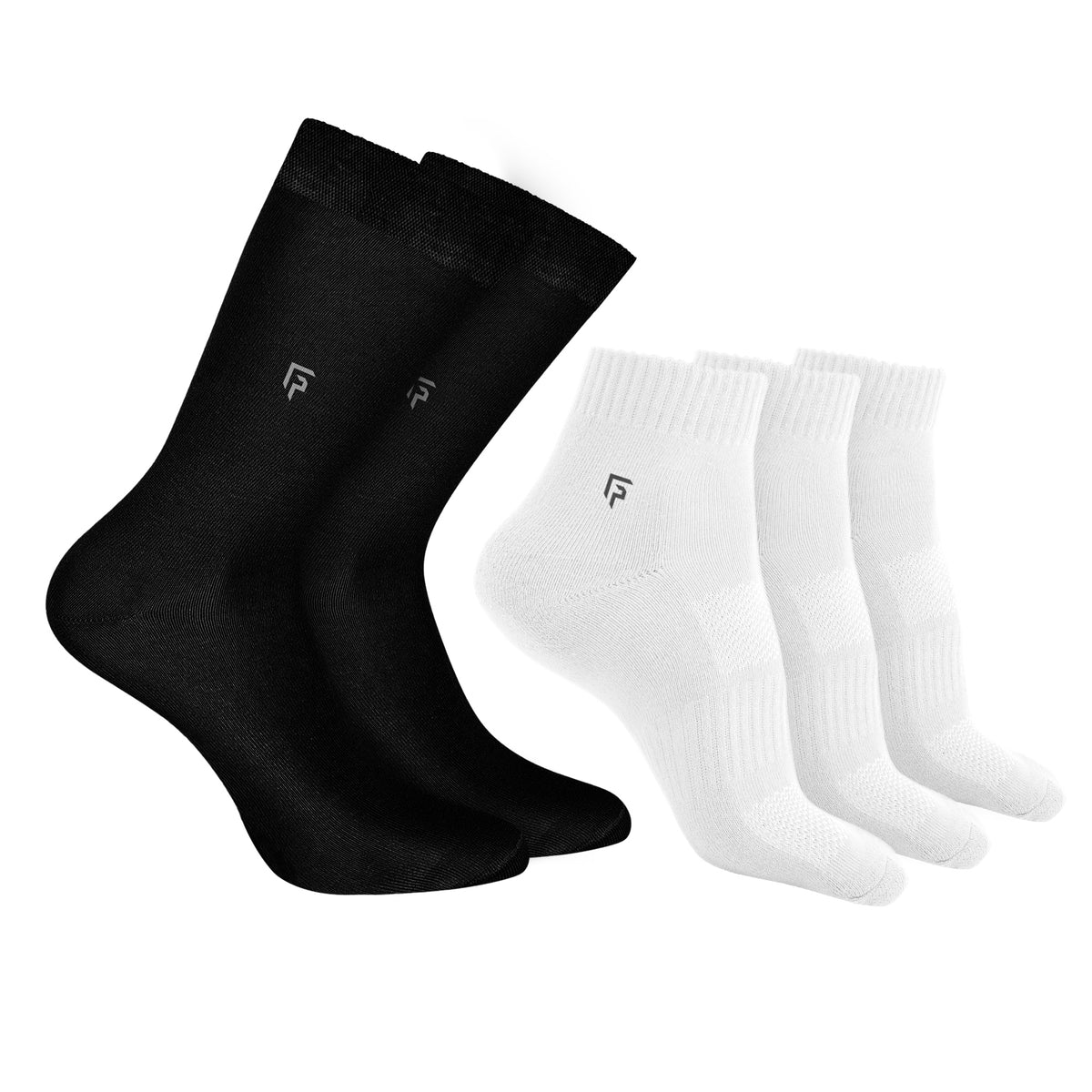 Anti-Odour Organic Cotton Bamboo Socks Combo-Pack Of 5