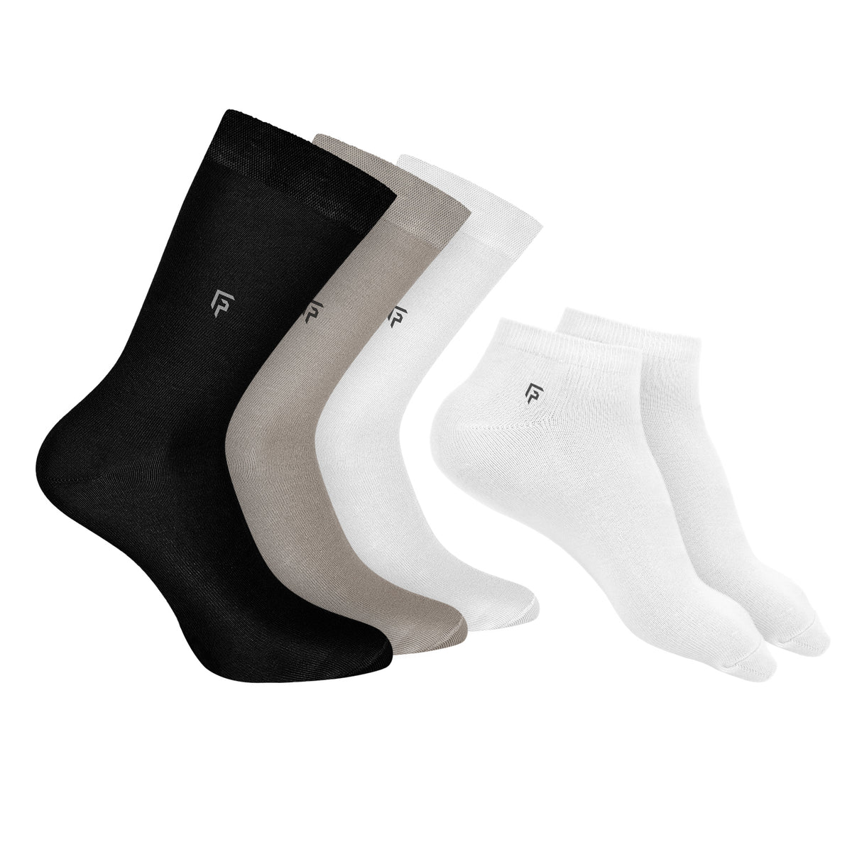 Anti-Odour Organic Cotton Bamboo Socks Combo- Pack Of 5