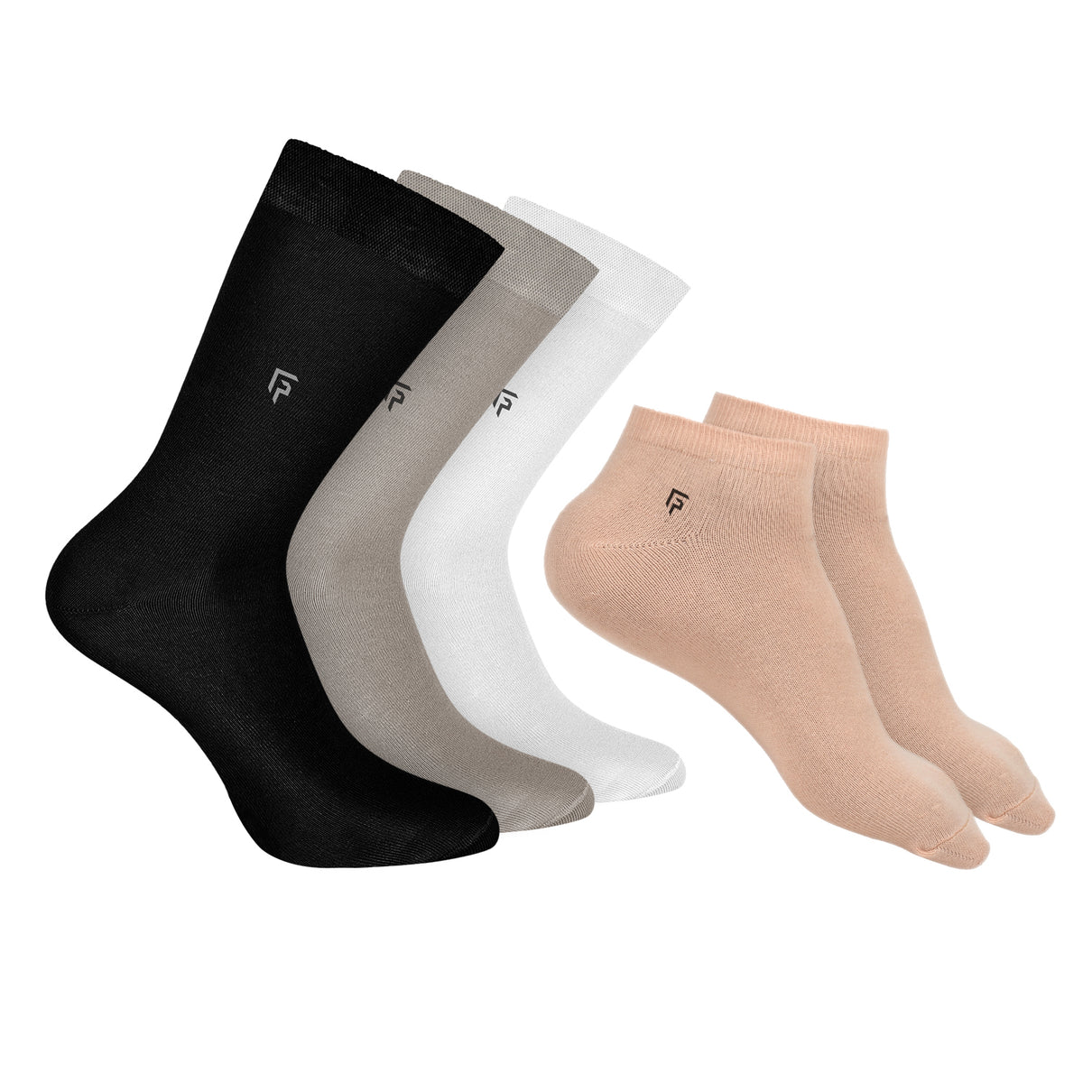 Anti-Odour Organic Cotton Bamboo Socks Combo- Pack Of 5