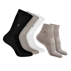 Anti-Odour Organic Cotton Bamboo Socks Combo-Pack Of 5