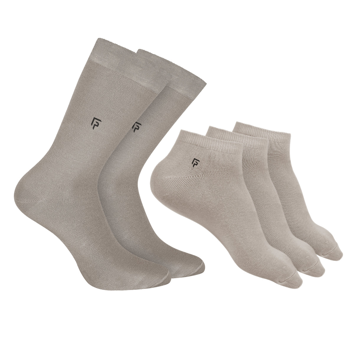 Anti-Odour Organic Cotton Bamboo Socks Combo - Pack Of 5