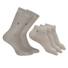 Anti-Odour Organic Cotton Bamboo Socks Combo - Pack Of 5