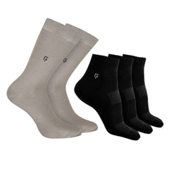 Anti-Odour Organic Cotton Bamboo Socks Combo- Pack Of 5