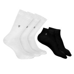 Anti-Odour Organic Cotton Bamboo Socks Combo - Pack Of 5