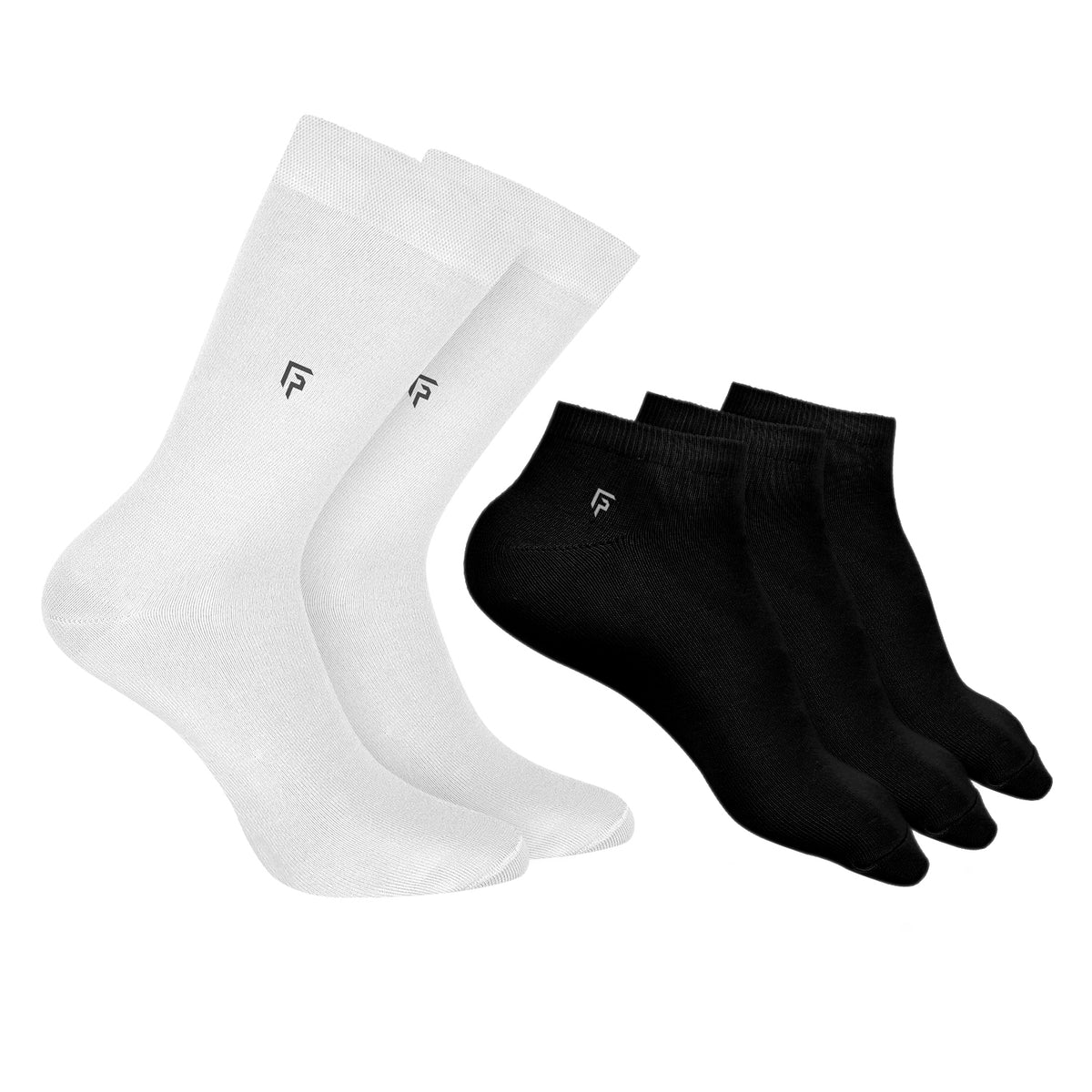 Anti-Odour Organic Cotton Bamboo Socks Combo- Pack Of 5