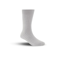 Bamboo Formal Ribbed Socks For Men | Calf Length | Smell Free & Breathable | Cushioned Base & Anti Bacterial | Softer Than Cotton Socks  | Pack Of 1