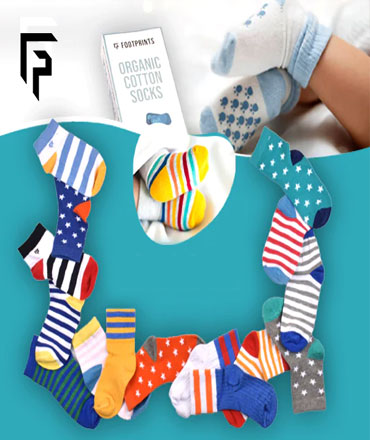 Buy FOOTPRINTS Organic Cotton Anti-Skid Socks Online In India At