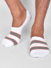 Odour free Organic Cotton & Bamboo Anti-Slip Silicon Footie Socks - Pack of 1