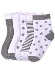 Baby Unisex Cotton Socks (Pack of 5)